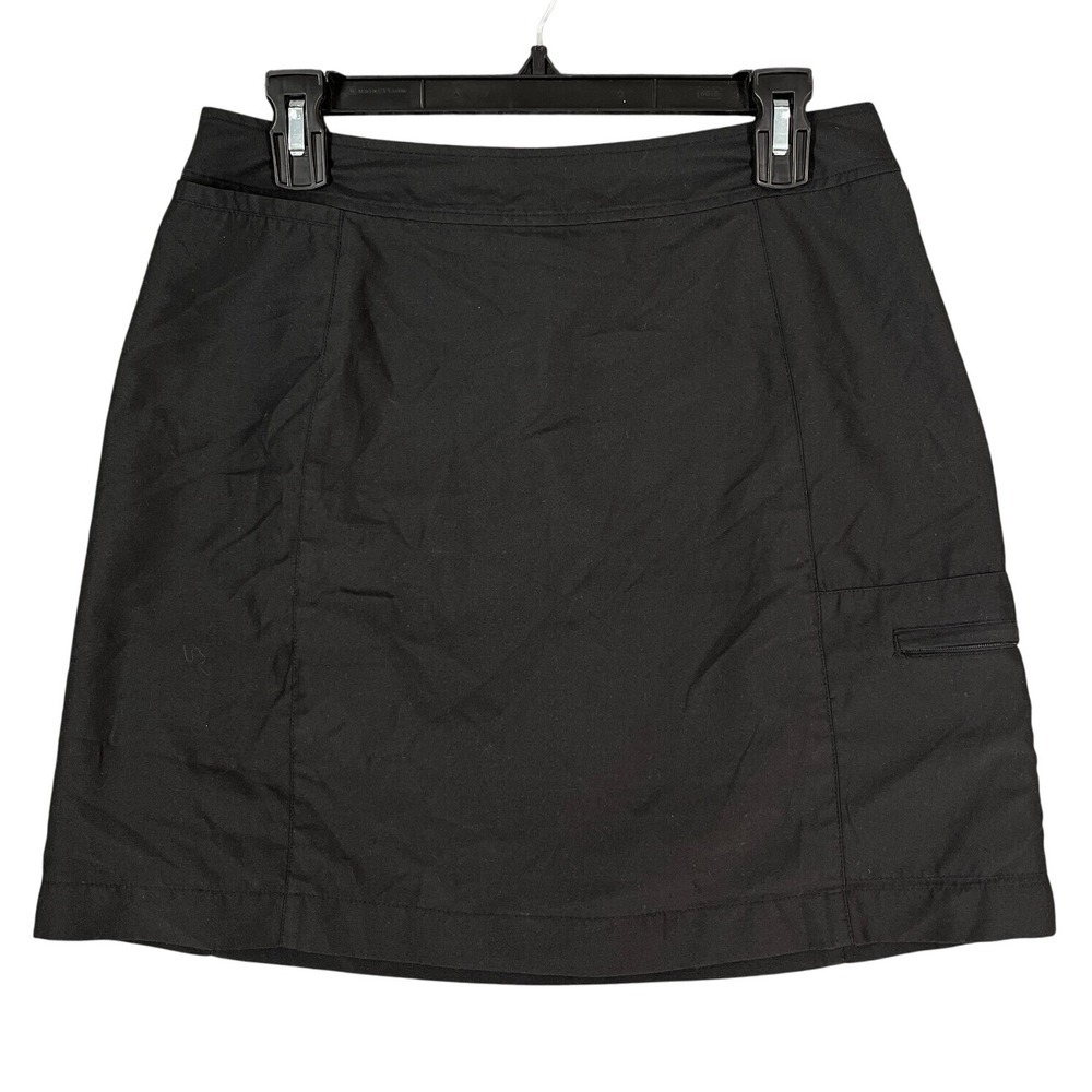 IZOD Sporty Chic Golf Tennis Skort Size 6 Black Athleisure Country Club Style‎